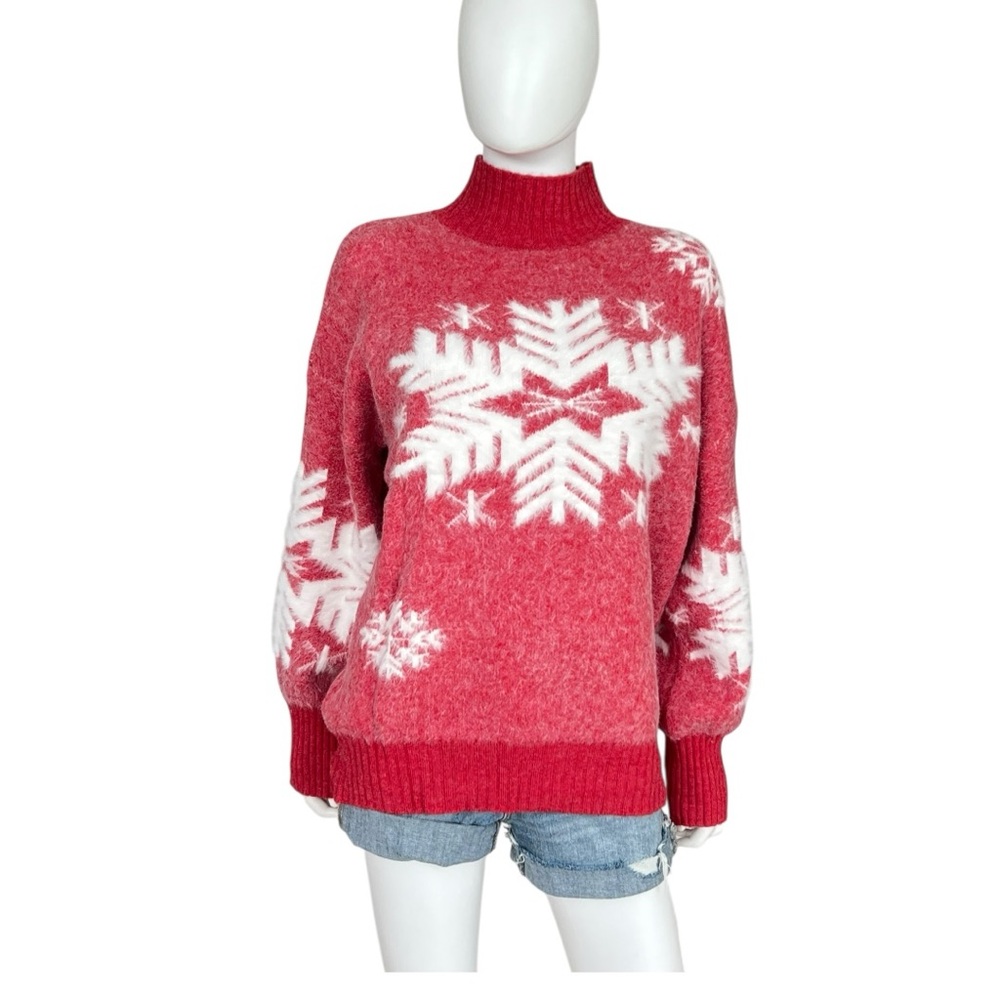 AND THE WHY holiday snowflake sweater 1X/2X, 2X/3X Combo size - Picture 11 of 14